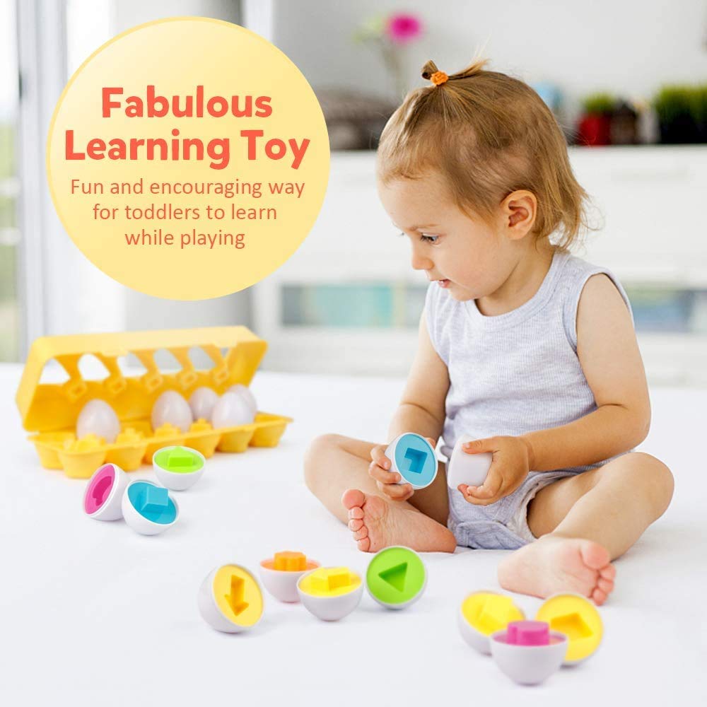 ToddleEggs™ Geometric Montessori Eggs | Today 50% Discount