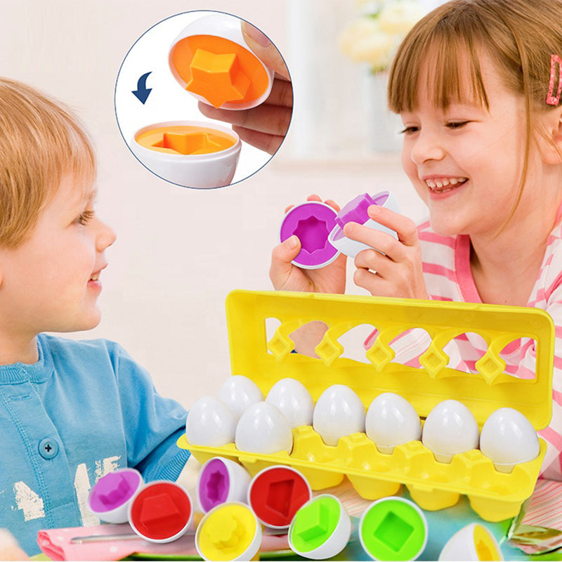 ToddleEggs™ Geometric Montessori Eggs | Today 50% Discount