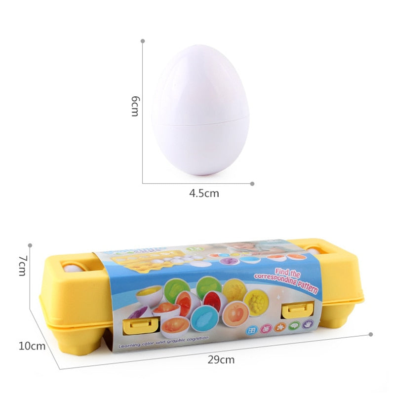 ToddleEggs™ Geometric Montessori Eggs | Today 50% Discount