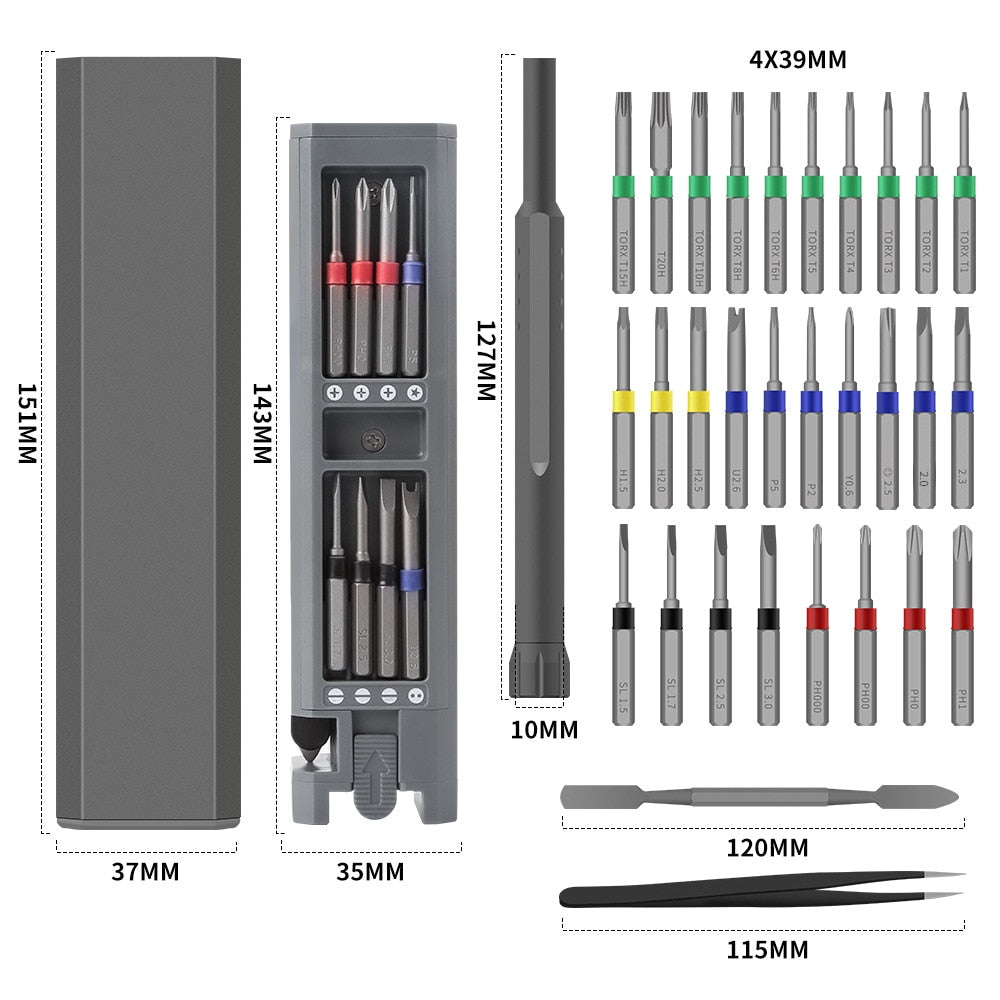 EasyFix 31 in 1 Magnetic Mini Screwdriver Set | Today 50% Discount