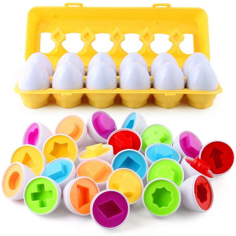 ToddleEggs™ Geometric Montessori Eggs | Today 50% Discount